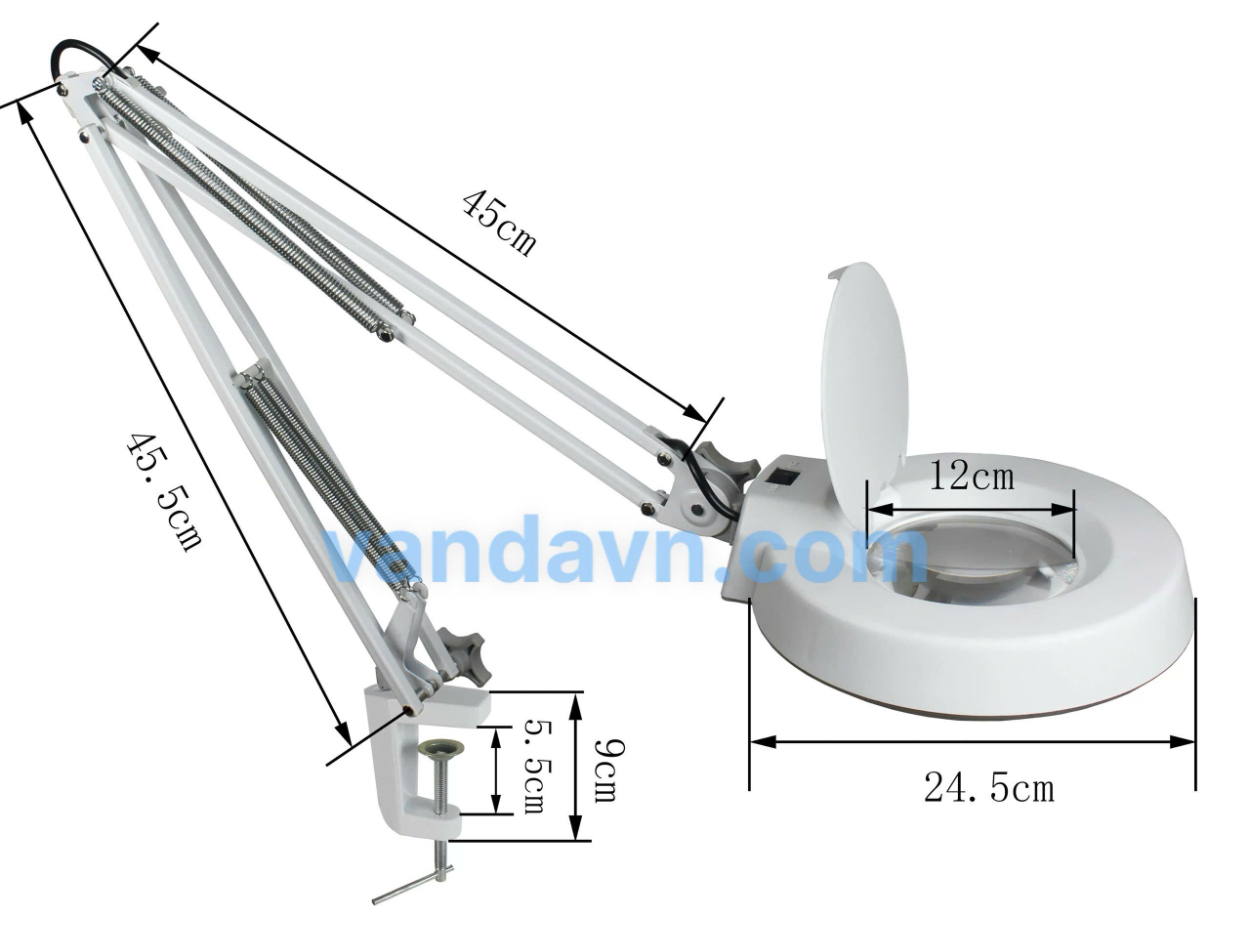 Kính lúp kẹp bàn LT-86A